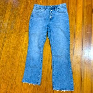 Madewell Cali Demi-Boot Jean size 28